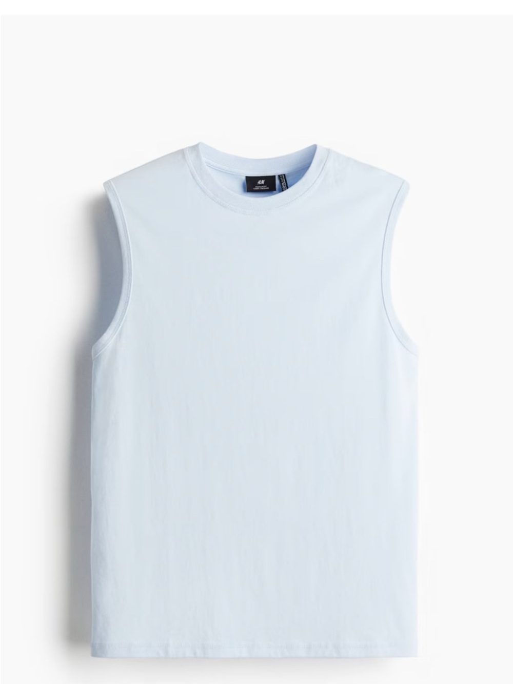 H&M Men’s Pale Blue Sleeveless Tank